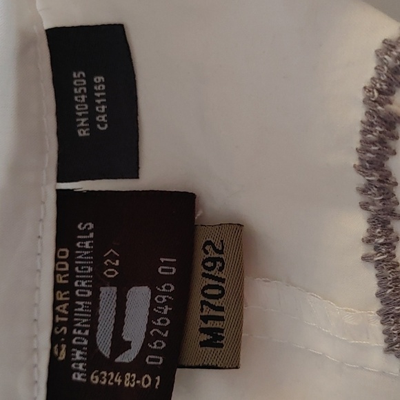 NEW Women's G-Star Raw Originals 3301 White Denim Biker Utility Jacket - Picture 5 of 14